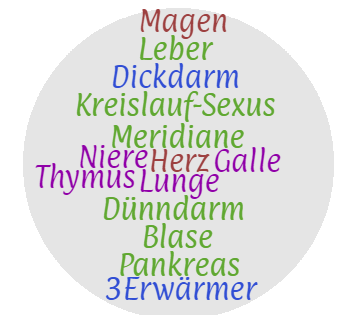 Meridiane und ihre Themen