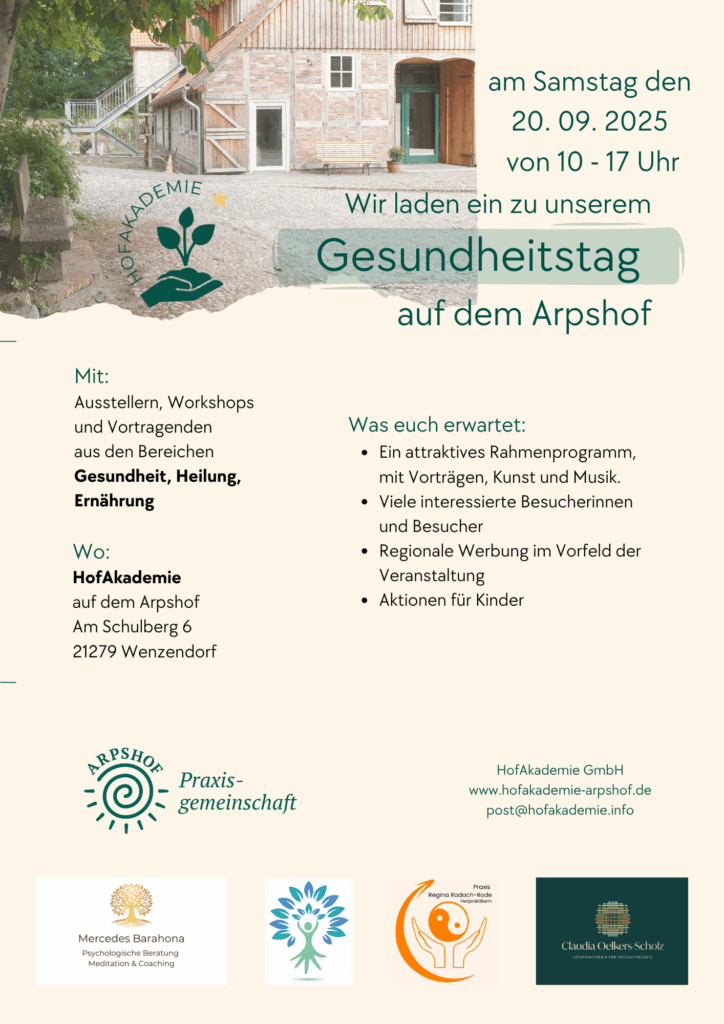 Gesundheitstag 25 2 Gesundheitstag auf dem Arpshof