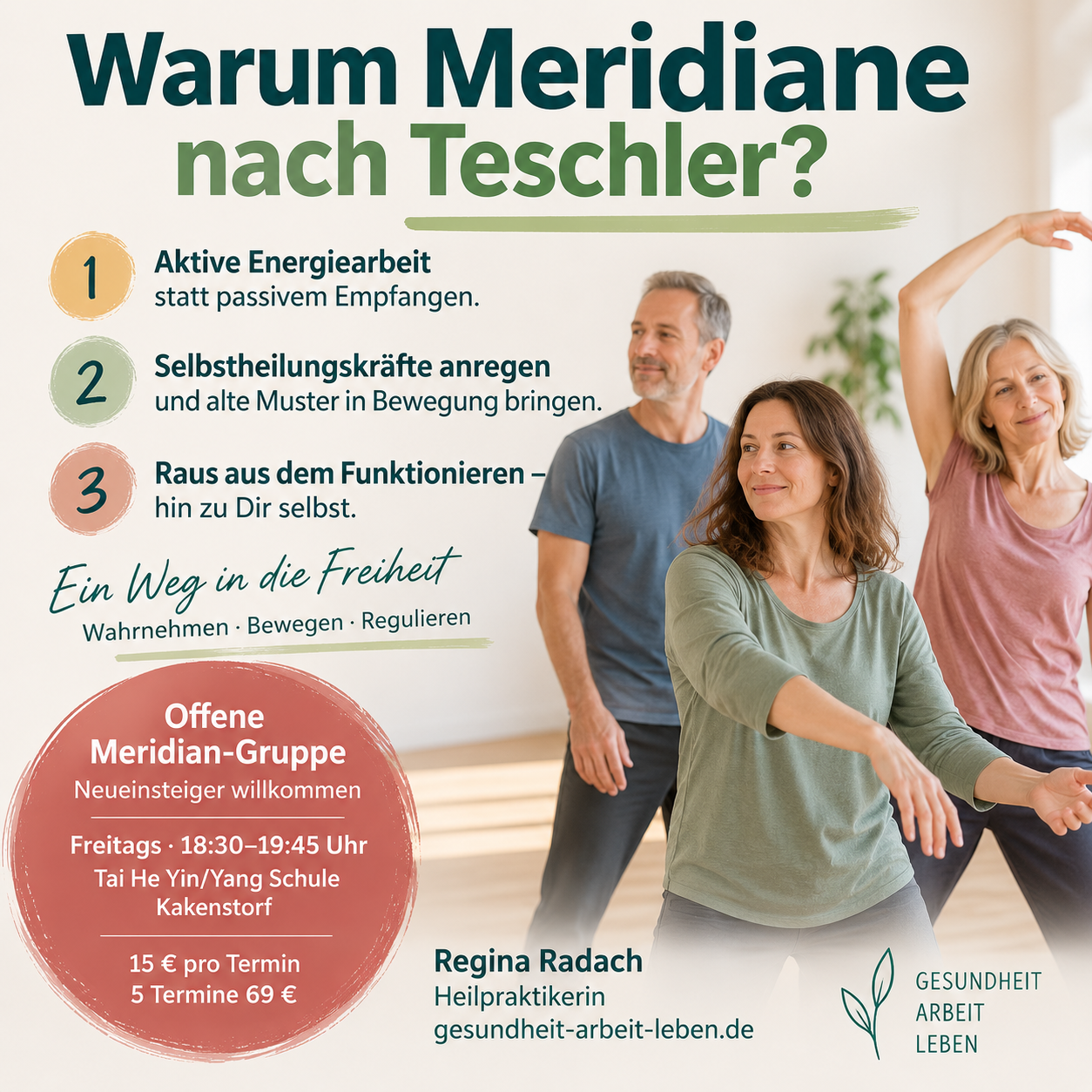 Meridiane in Bewegung